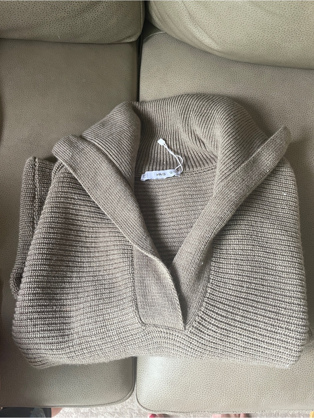 Mango tan sweater